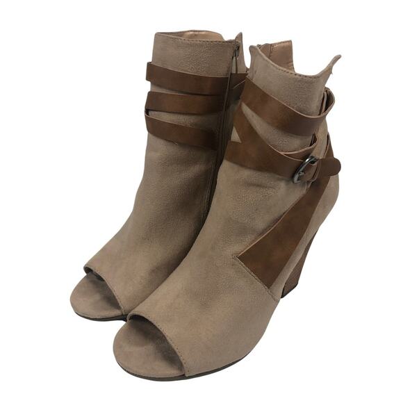 Coconuts by Matisse Peep toe Boots 10M - Picture 3 of 10